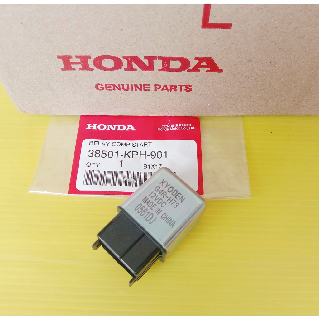 38501-KPH-901รีเลย์สตาร์ทแท้HONDA Wave100,Wave125 สตาร์ทมือ,Wave125i, Monkey125และรุ่นอื่นๆ อะไหล่แท