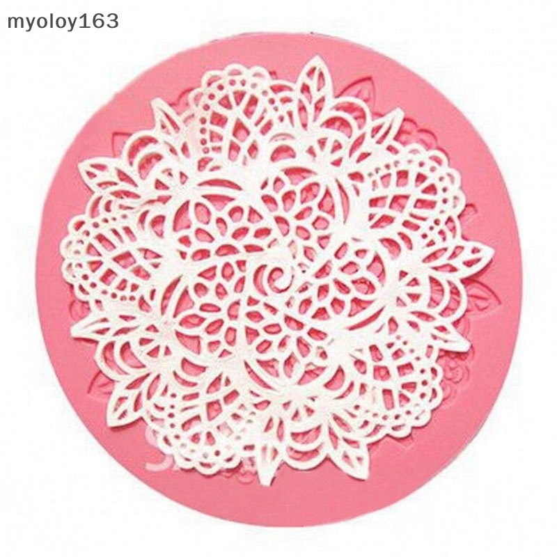 Myoloy แม่พิมพ์ซิลิโคน ลายลูกไม้ สําหรับทําขนม เค้ก ฟองดองท์ น้ําตาล เบเกอรี่ TH