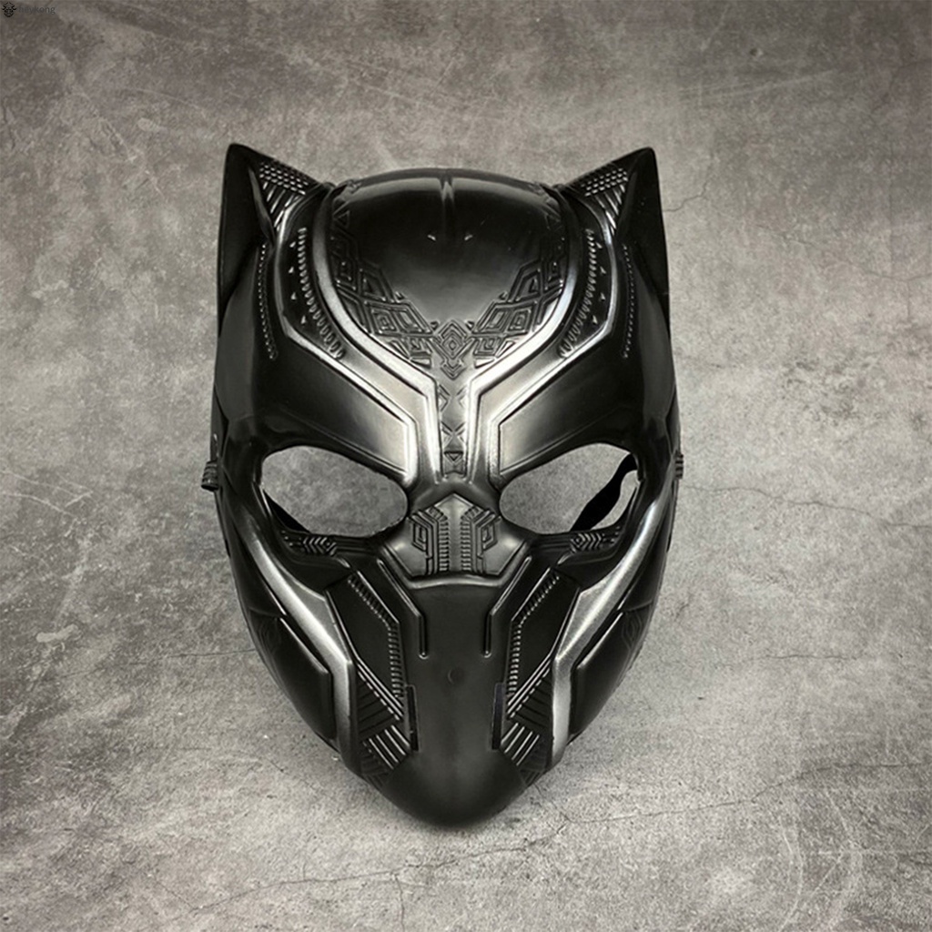 หน้ากากคอสเพลย์ ซูเปอร์ฮีโร่ Black Panther ของเล่นสําหรับเด็ก