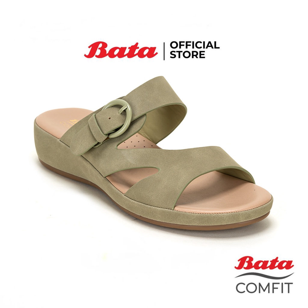 Bata บาจา Comfit รองเท้าเพื่อสุขภาพแบบสวม สำหรับผู้หญิง รุ่น ADRINA สีชมพู 6015017 สีเขียว 6017017