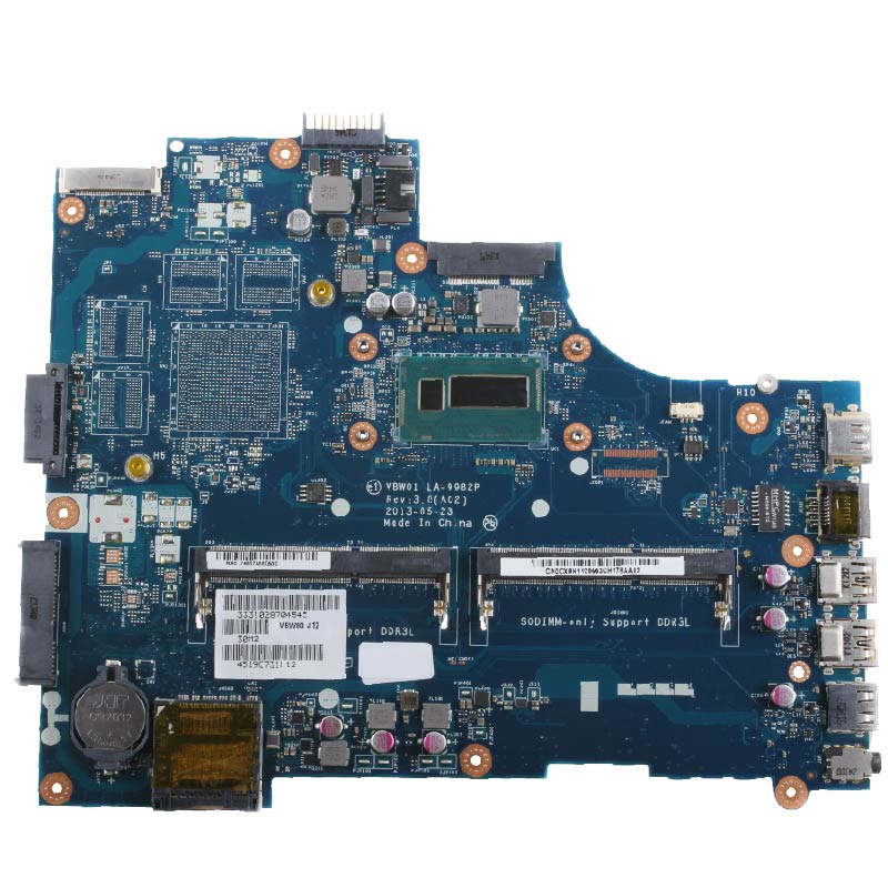Inspiron 15R DELL สําหรับ 5537 3537 แล็ปท็อป LA-9981P LA-9982P พร้อม I3 I5 I7 4th Gen CPU DDR3L โน้ต