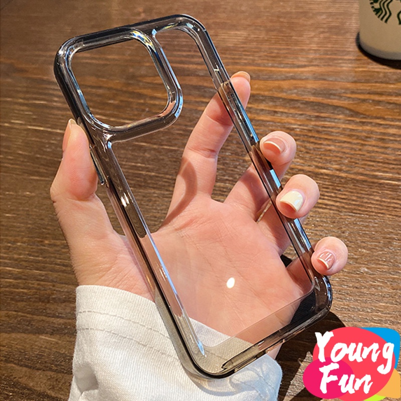 เคสโทรศัพท์มือถือแบบนิ่ม TPU ใส กันกระแทก กันฝุ่น เรียบง่าย สําหรับ IPHONE 16 15 pro max 6 6plus 6s 6splus 7 7plus 8 8plus x xr xs 11 12 13 pro max plus promax