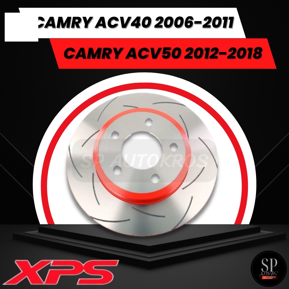XPS จานแต่ง CAMRY ACV40 '06-11, ACV50 '12-18 หน้า-หลัง