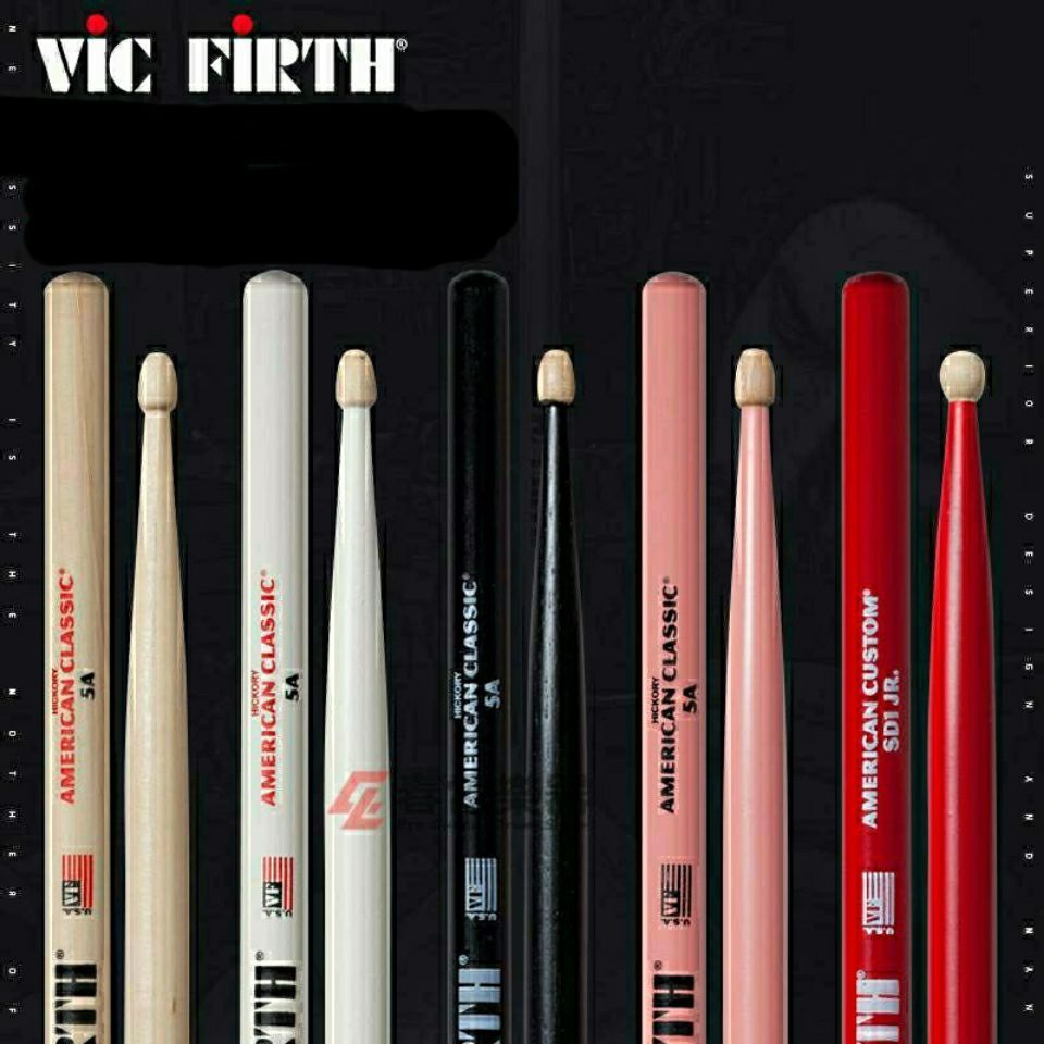 [Rack Drum Sticks] ข้อเสนอพิเศษ Vic Firth Rack Drum Sticks Walnut 5a7a Jazz Drum vf Drumsticks vic D