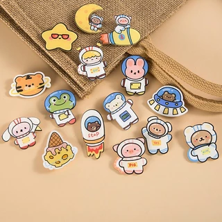 COD-ในไทย💖1บาท เข็มกลัด ลายการ์ตูน สัตว์ อะคริลิค เลือกลายได้ น่ารัก สไตล์ญี่ปุ่น และเกาหลี เด็กนักเรียนสำหรับผู้หญิง-Kr