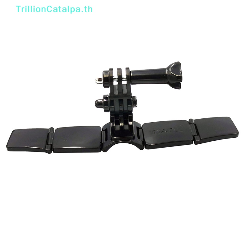 Trillioncatalpa เมาท์ยึดกล้องติดคางหมวกกันน็อค แบบเต็มหน้า อุปกรณ์เสริม สําหรับ Hero 11 10 9 8 7 DJI Insta360 TH