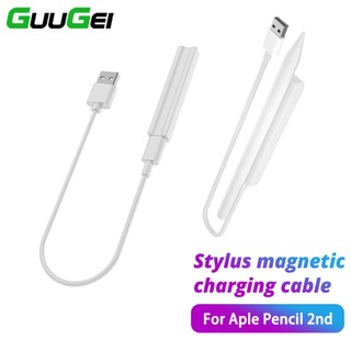 Guugei ที่ชาร์จดินสอไร้สาย แบบแม่เหล็ก สําหรับ Aple Pencil 2nd Aple Pencil 2