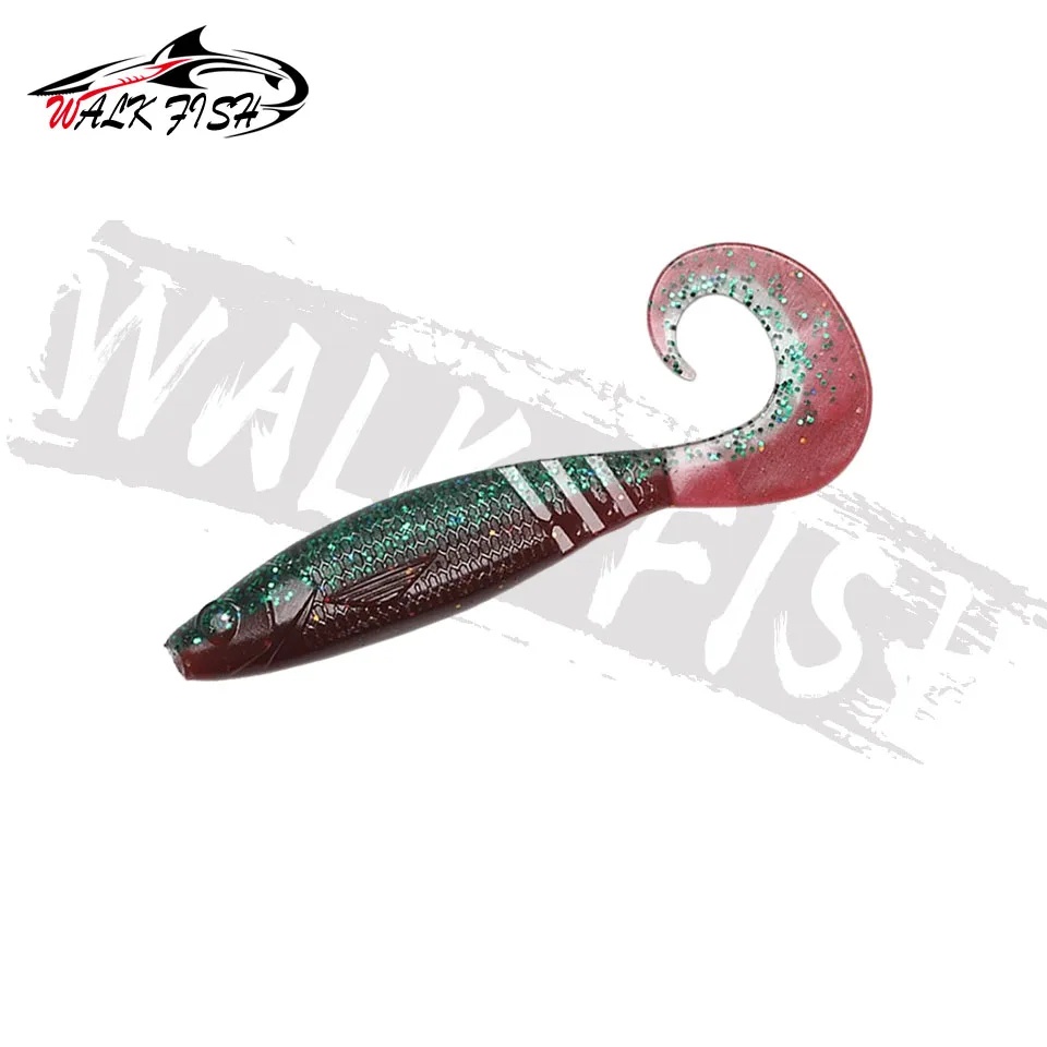 Walk FISH เหยื่อตกปลาประดิษฐ์ แบบนิ่ม ขนาด 55 มม. 65 มม. 15 ชิ้น — صورة 7
