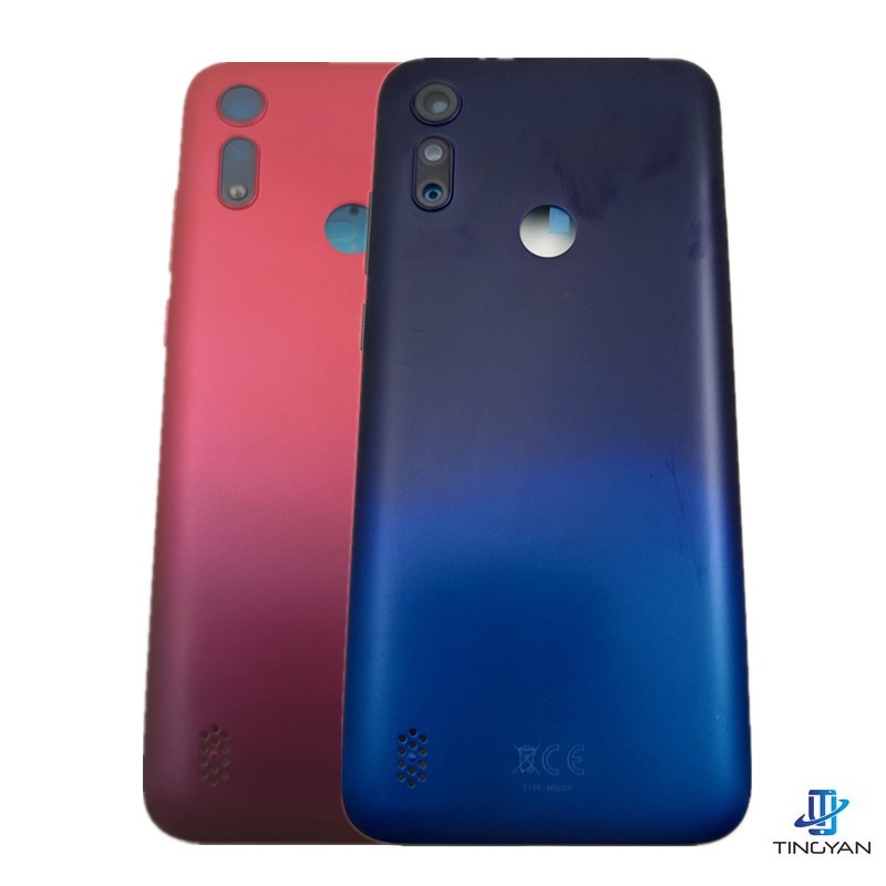 ฝาครอบแบตเตอรี่ด้านหลัง แบบเปลี่ยน สําหรับ Motorola Moto E6S 2020 E6i 2021 XT2053-5