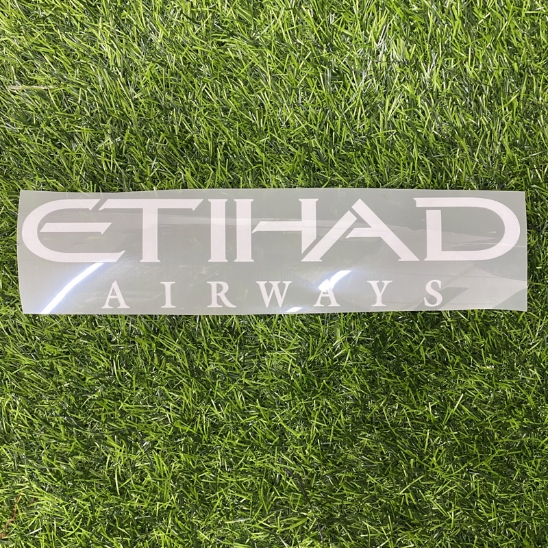 Etihad airways white sponsor patch สําหรับเจอร์ซีย์