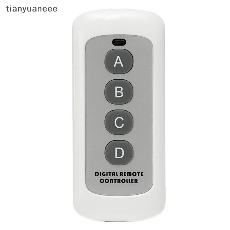 Tianyuaneee 1 PC 433MHz 4 ปุ่ม EV1527 รหัสรีโมทคอนโทรลเครื่องส่งสัญญาณกุญแจไร้สาย Well