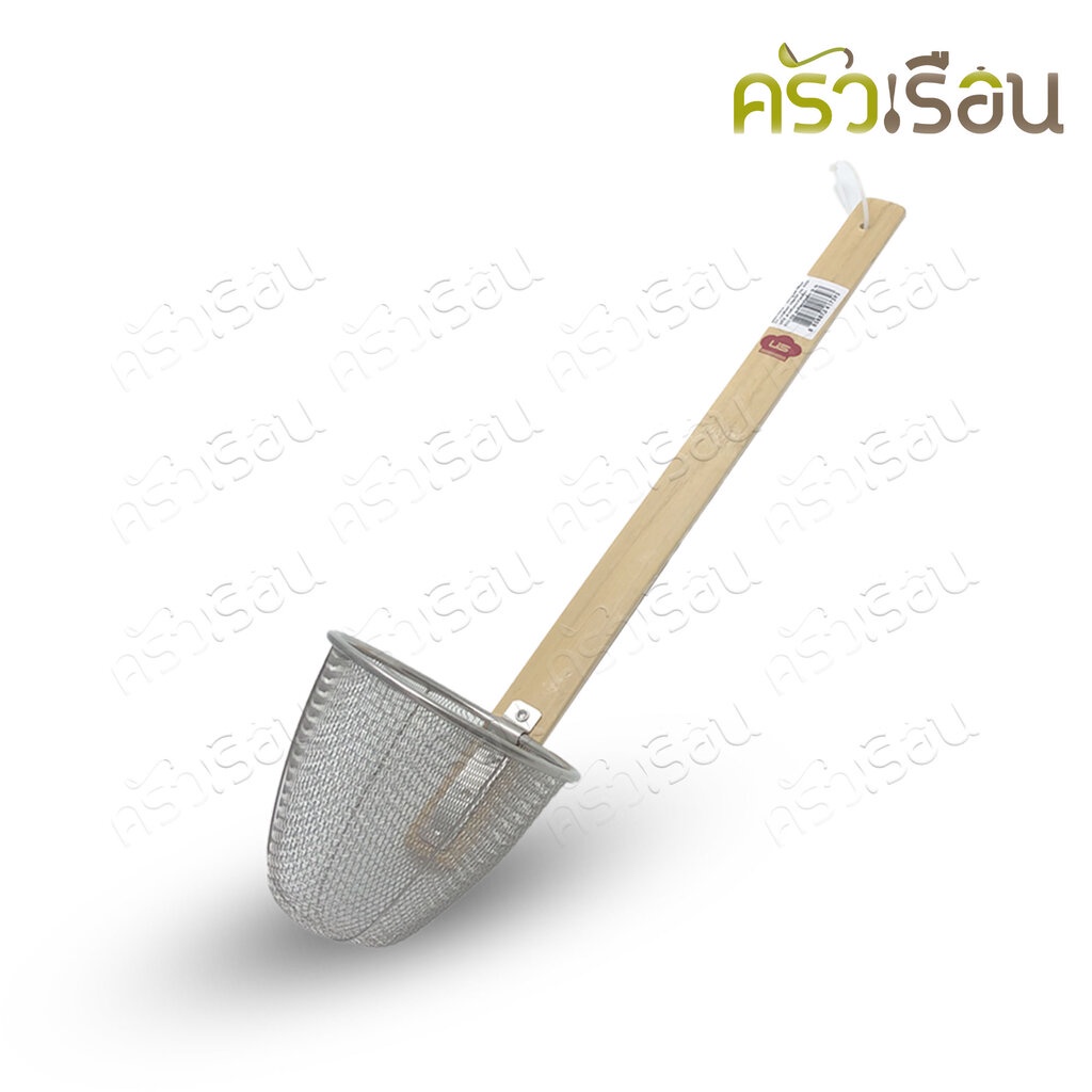 US ตะกร้อลวกก๋วยเตี๋ยว 14 ซม. ด้ามยาว 21 นิ้ว NSS-014