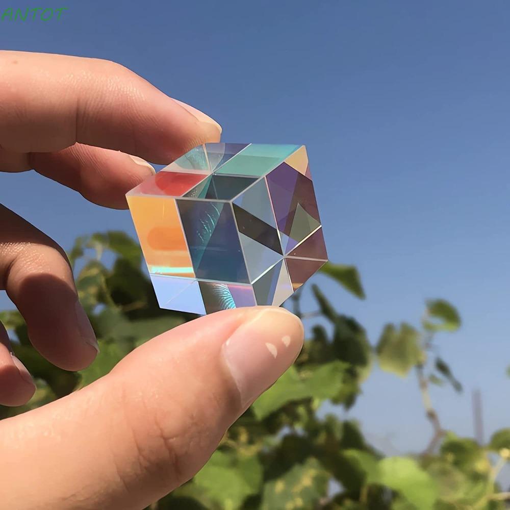 Antot ลูกบาศก์ปริซึมมายากล X-Cube Dichroic Cube ของเล่นเสริมการเรียนรู้เด็ก
