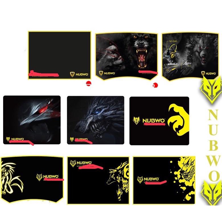 แผ่นรองเม้าส์nubwo  รุ่น NP01 np14 np15NP013 ลายรุ่นสีสันสดใสnp11 np 005