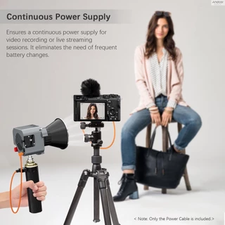 กล้อง DSLR ZGCINE DSLR เป็น ยาว 60 dc. d-tap 180°สายไฟแบบถัก *หมุนได้ 5.5 โวลต์ และแบตเตอรี่ พร้อมเมาท์ 2.5 เพื่อ.