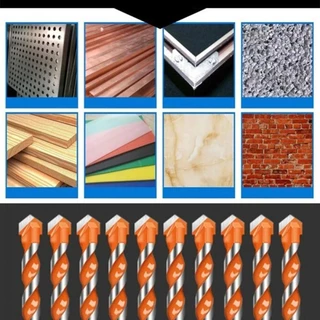 MOVATEK️ ชุดดอกสว่านอเนกประสงค์ 7 ชิ้น สำหรับงานเจาะหลากหลายวัสดุ