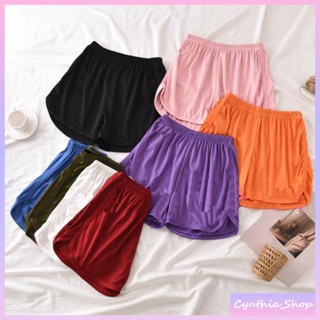 ✨Cynthia✨กางเกงขาสั้น เอวยางยืด มี ออกกำลังกาย 8 สี ใส่สบายผ…