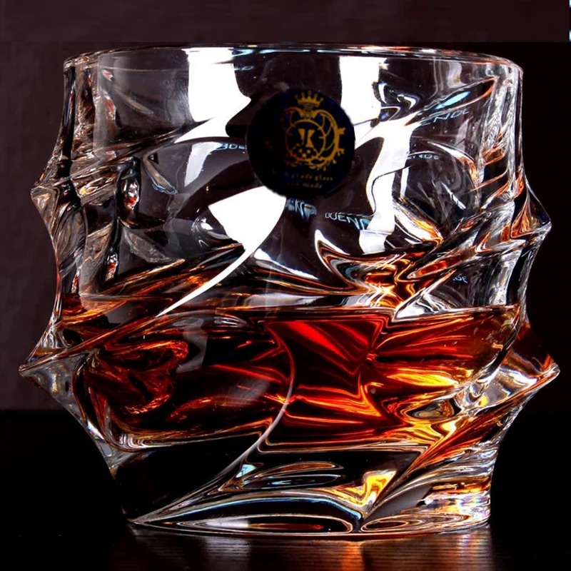 Hot Sale Big Whisky Wine Glass Lead-free Crystal Cups High Capacity Beer Glass Wine Cup Bar Hotel Dr