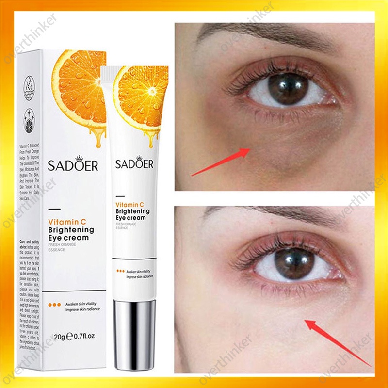  อายครีมวิตามินซี ช่วยลดรอยคล้ําใต้ตา ต่อต้านริ้วรอย ช่วยกระชับผิวรอบดวงตา