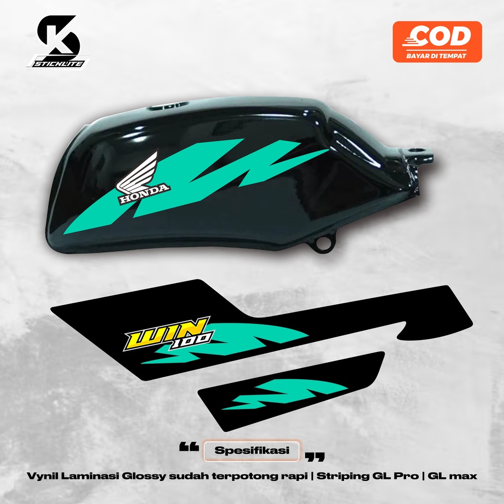 สติ๊กเกอร์ Striping win 100 09 lis body variation Sticker Striping win 100 09 lis body variation
