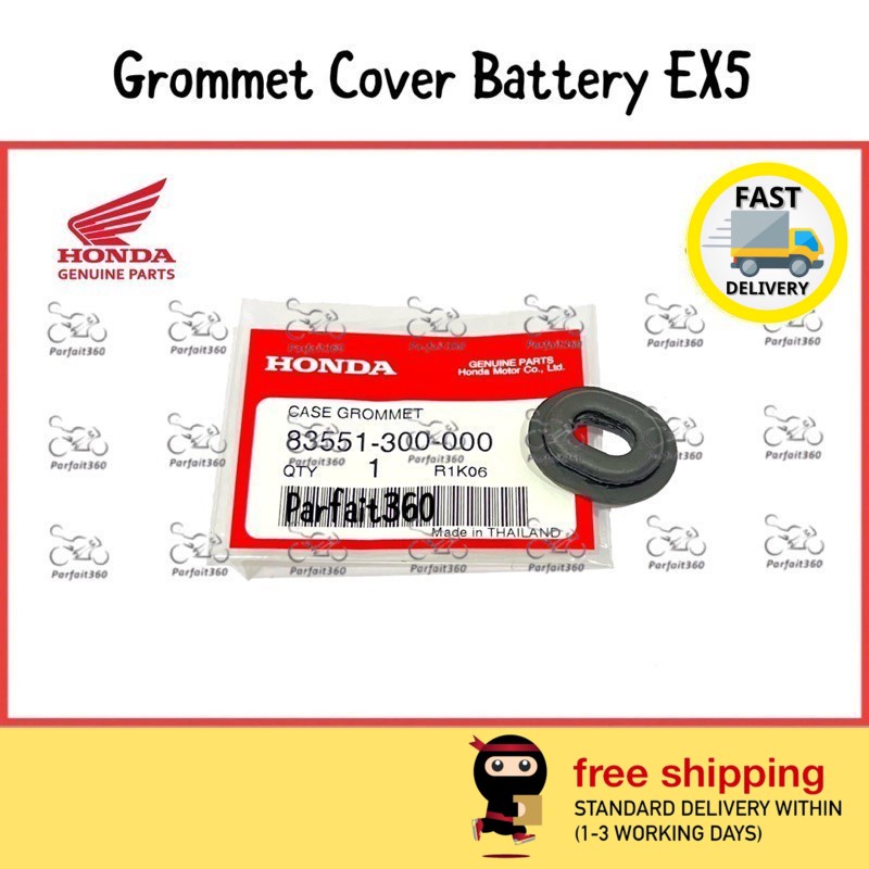 83551-300-000 HONDA EX5 DREAM Grommet Battery Case Casing / Getah Rubber Kotak Bateri Side Cover