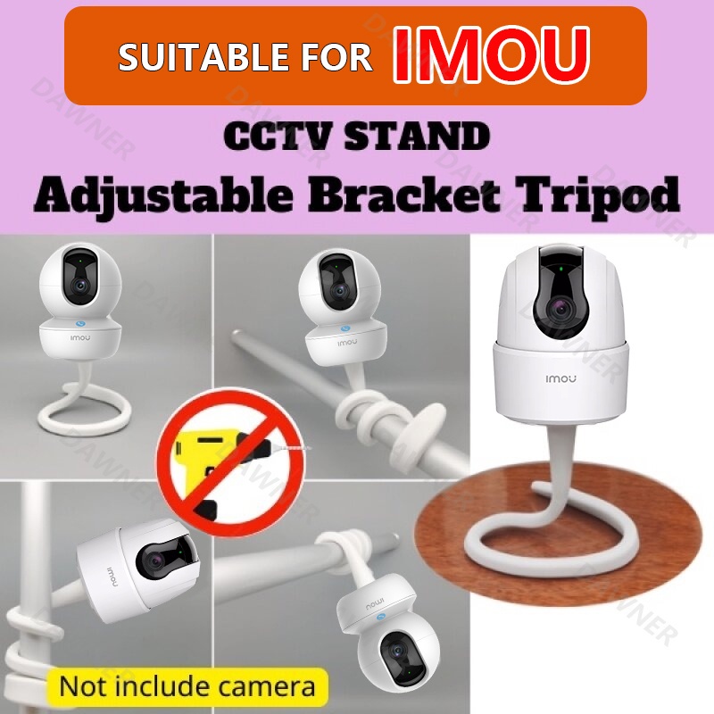 ขาตั้งกล้องวงจรปิด CCTV แบบติดผนัง ไม่ต้องเจาะ ปรับได้ สําหรับ Xiaomi TP-Link Tapo Imou Ranger 2 IP EZVIZ C6N IP