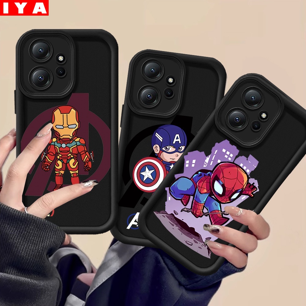 เคสโทรศัพท์มือถือแบบนิ่ม ลาย Marvel's Iron Man สําหรับ Xiaomi POCO X5 X3 NFC M3 Pro M4 Pro X3 GT POCO X3 Pro Redmi10 9 Note 7 Pro 7 8Pro 8 9Pro 9S