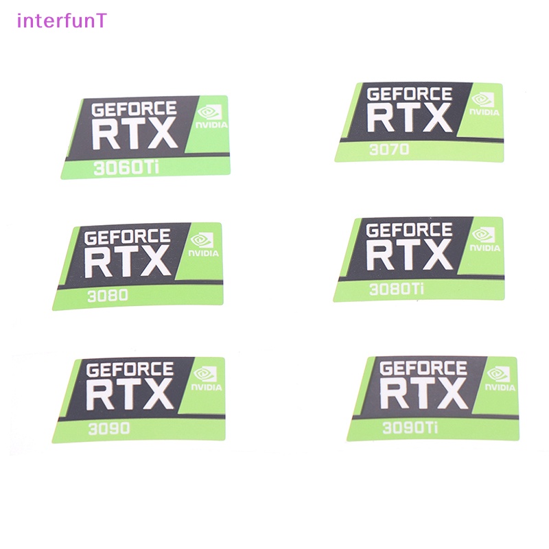 [InterfunT] ฉลากการ์ดจอ RTX 3090TI 3080TI 3070 3060 สําหรับแล็ปท็อป [ใหม่]