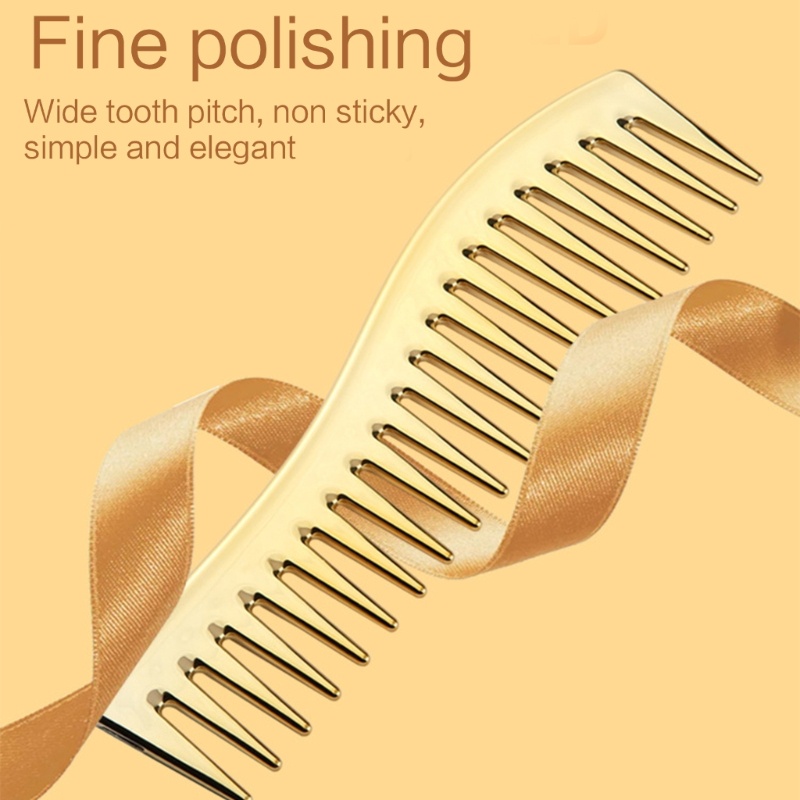 CI Electroplated หวีผมแปรงผมมืออาชีพร้านตัดผมหวีผมจัดแต่งทรงผม ราคา ถูกที่สุด ดีลบีเคเค แกลเลอรีภาพที่ 9