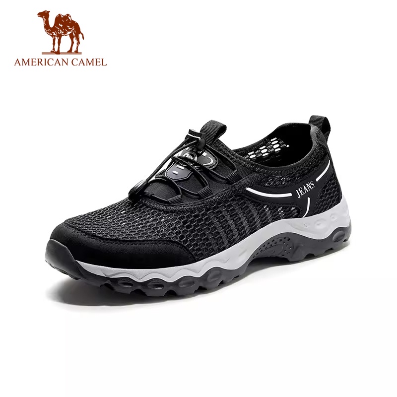 American CAMEL รองเท้ากีฬา รองเท้าวิ่ง ผ้าตาข่าย ระบายอากาศ สําหรับผู้ชาย