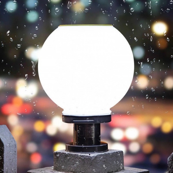 Lookpat_Mall EILON โคมไฟหัวเสาโซล่าร์เซลล์ 20W ปรับได้ 2 แสง ขนาด 300*400mm รุ่น JD-X70-30DW ยอดขายอ