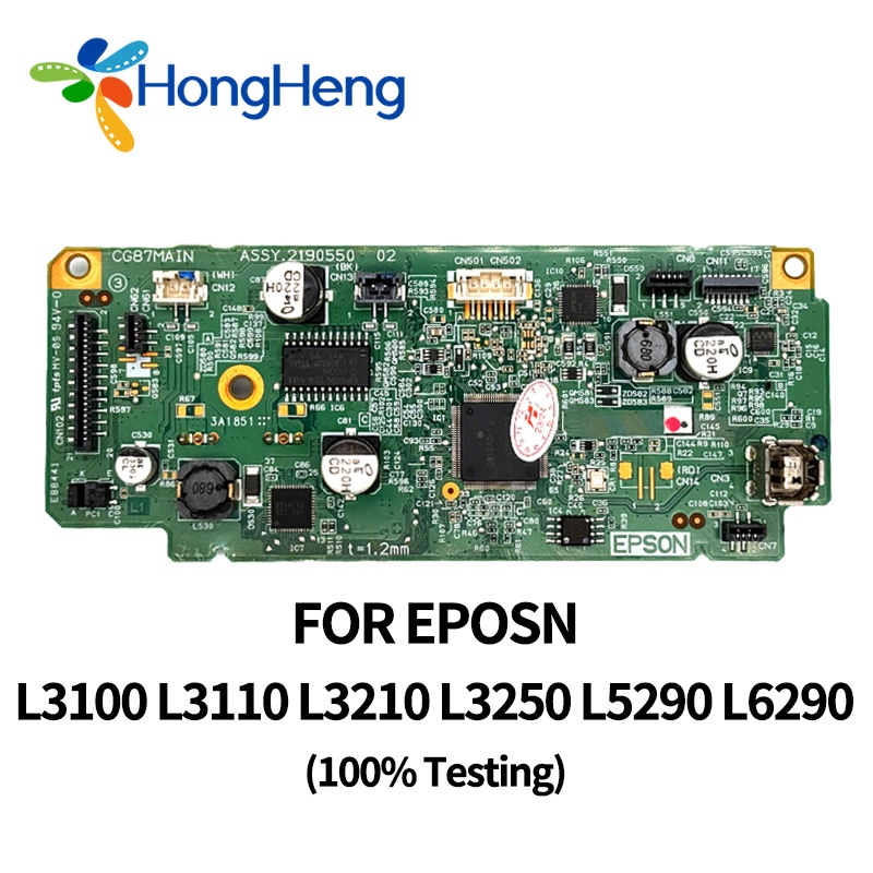 Epson เมนบอร์ดหลัก (ใช้แล้ว) สําหรับ L1110 L3100 L3110 L3210 L3250 L3260 L5290 L6290 Logic Board