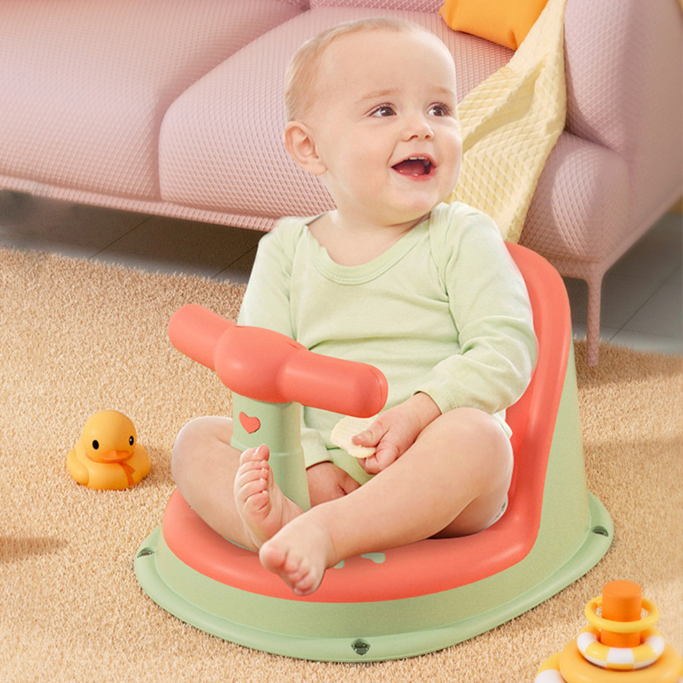 ที่นั่งอาบน้ำเด็ก เบาะอาบน้ำเด็ก มีที่จับ วัสดุ PP ทำความสะอาดง่าย จัดส่งทุกวัน จ-ส ครับผมพร้อมส่งจากปทุม