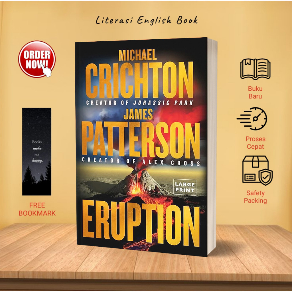 Eruption โดย Michael Crichton (อังกฤษ)