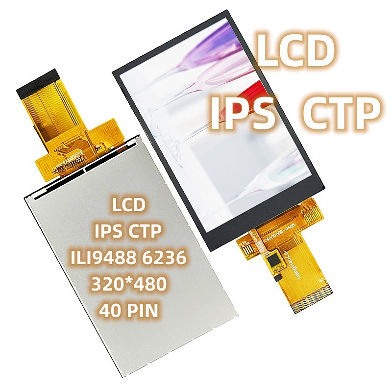 Electronic Consumer Product 4.0 Inch IPS Capacitive Touch Panel Display 320*480 ILI9488 6236 Super F