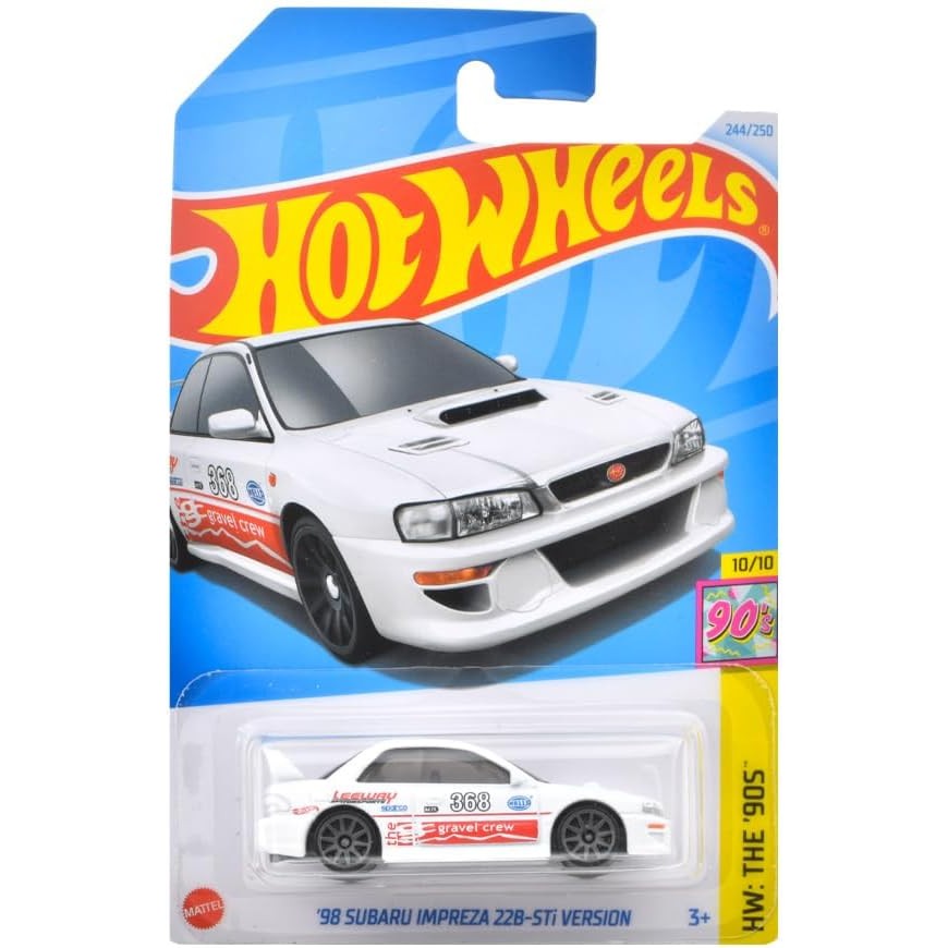 Hot Wheels No.244 HW: THE '90S '98 Subaru Impreza 228-STi Version
