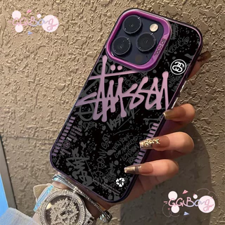 เทรนด์แบรนด์อังกฤษหรูหรา ฝาปิดเลนส์โลหะถัก เคสไอโฟน 16 17 air 11 13 15 XR 14 12 Pro Max X XS Max 16 7 14 8 Plus SE เคส