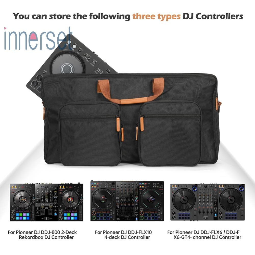 Dj Disc Player Carrying Case กันฝุ่นสําหรับ Pioneer DJ DDJ-800 DDJ-FLX104 FLX6 [innerset.th]