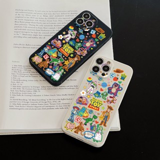เคสซิลิโคนนิ่ม ลายการ์ตูน TOY STORY กันกระแทก สําหรับ iPhone 11 14 Pro Max 12 13 Mini X XR XS Max SE 2020 6 7 8 Plus