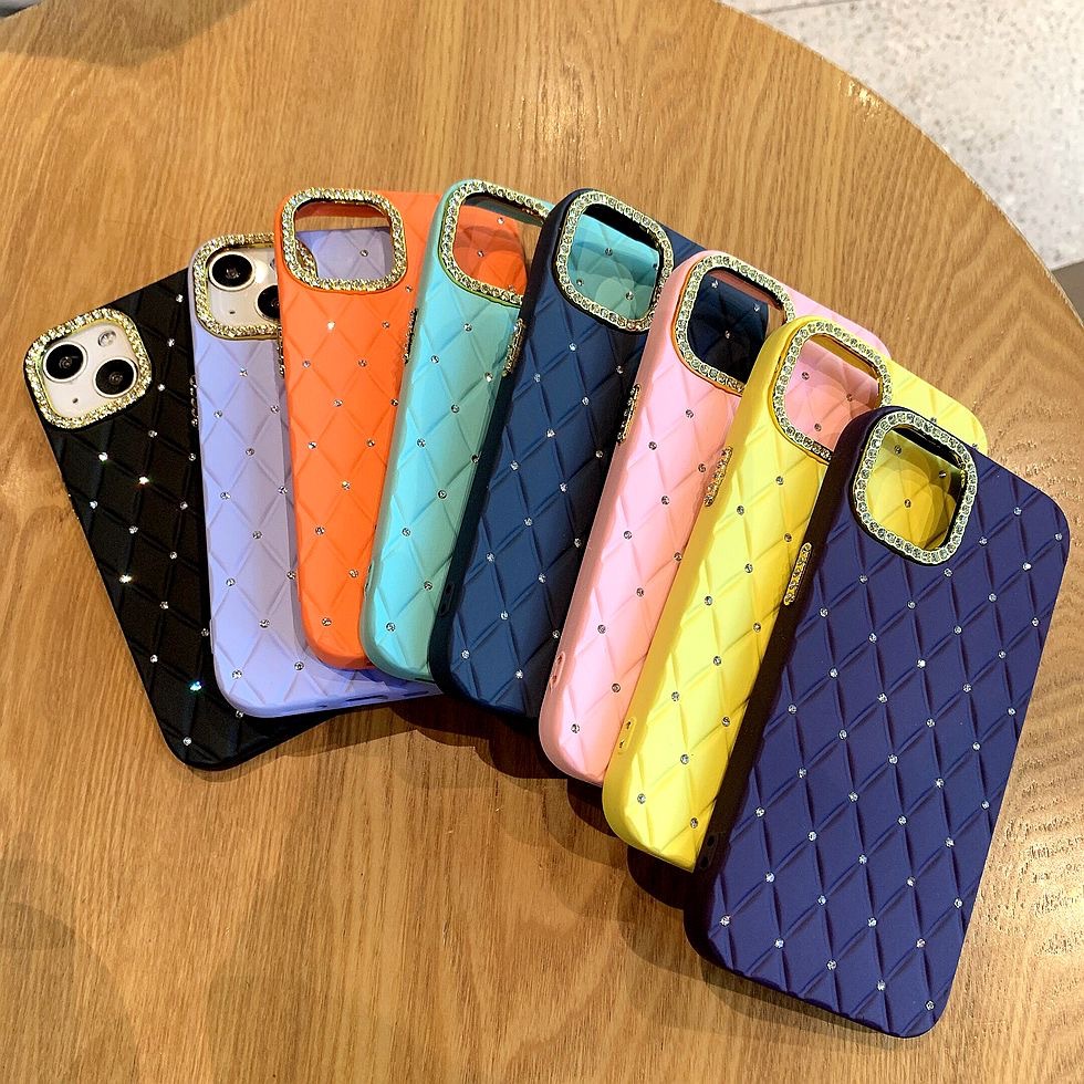 เคสโทรศัพท์มือถือ กันกระแทก ประดับเพชรทอ สําหรับ iPhone 14 Pro Max 13 12 11 Pro Max