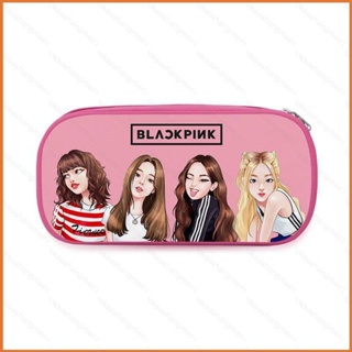 Wilk BLACKPINK JISOO LISA กระเป๋าดินสอ นักเรียน ความจุขนาดใหญ่ กล่องเครื่องเขียน ที่เก็บดินสอ อเนกประสงค์