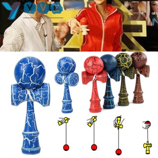 ของเล่นลูกบอลไม้ Kendama Krom Sport Jumbo Japneese ช่วยบรรเทาความเครียด สําหรับเด็ก และผู้ใหญ่