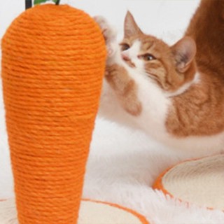 H.T.B.T แครอท Claw Scratcher Sisal บดกรงเล็บแครอท Cat Scratching Post สำหรับแมวของเล่นลูกแมว