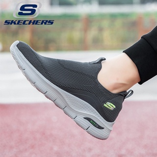 Skechers_ GOWALK ArchFit รองเท้ากีฬา รองเท้าเทนนิส ผ้าตาข่าย พื้นหนา ระบายอากาศ ทนต่อการสึกหรอ สําหรับผู้ชาย และผู้หญิง