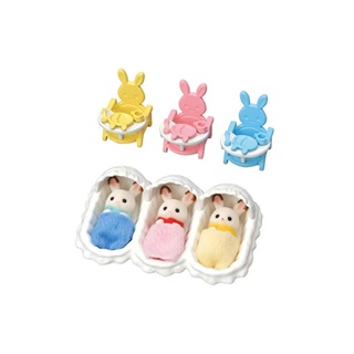 Sylvanian Families ชุดตุ๊กตาและเฟอร์นิเจอร์ [ชุดดูแลมิตซูโกจัง ช็อคโกแลต กระต่าย] Se-204