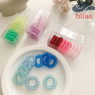 Bliss ยางรัดผม สีแคนดี้ สไตล์เกาหลี 9 ชิ้น ต่อชุด