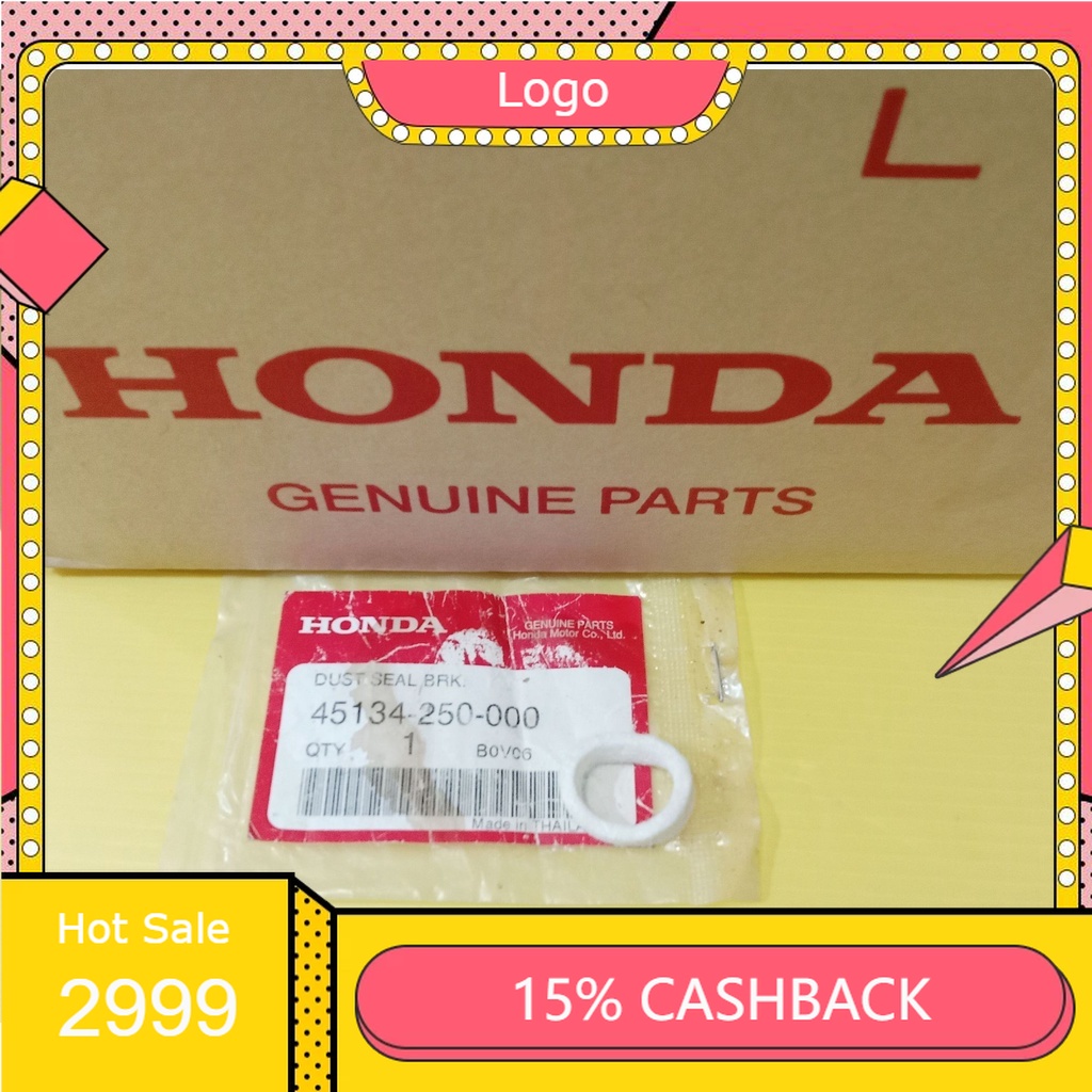 45134-250-000ซีลกันฝุ่นลูกเบี้ยวเบรคแท้HONDA Wave ทุกรุ่น, Click 110คาร์บู, Nice, Super cubและรุ่นอื