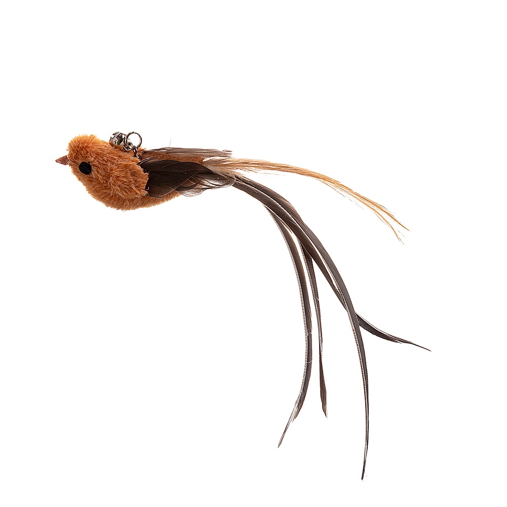 【CDDMPET】ไม้ตกแมวขนนกติดพื้น ของเล่นแมว มีกระดิ่ง ก้านยาว แบบปุ่มดูดสุญญากาศ ถอดออกได้ - รูปที่ 6