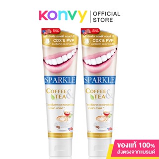 [แพ็คคู่] Sparkle Coffee &amp; Tea Drinker Whitening Toothpaste [90g x 2pcs].