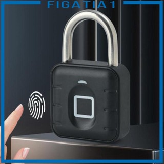 [figatia1] แม่กุญแจสแกนลายนิ้วมือ แบบพกพา สําหรับเดินทาง ยิม ตู้